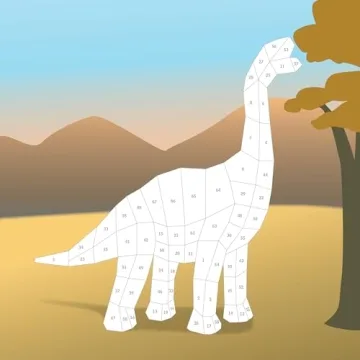 Paint by Sticker Kids Dinosaurs Creative Sticker Fun