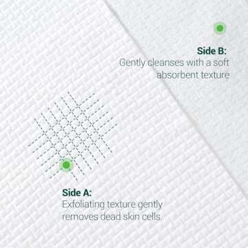 Nature's Purity Biodegradable Face Towels 50ct | Eco-Friendly Skincare