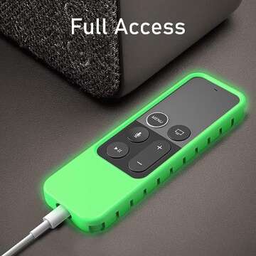 Fintie Protective Case for Apple TV 4K/ HD Siri Remote (1st Gen) - Honey Comb Lightweight Anti Slip ...