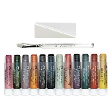Faber-Castell Gelatos 12 Translucent Colors for Artists