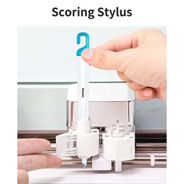 Sooez Weeding Tools for Vinyl, 6PCS Basic Tools Set for Cricut, Precision Craft Vinyl Tool Kit, Scoring Stylus/Weeder/, Scraper/Spatula/Tweezers/Scissors for Vinyl,Paper & Iron-on Projects,Colored