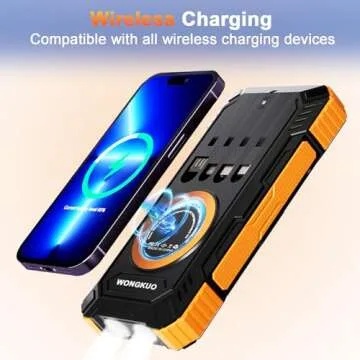WONGKUO Solar Charger Power Bank - 49800mAh Power Solution