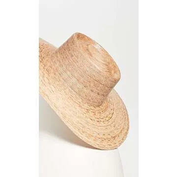 Stylish Lack of Color Palma Straw Hat for Summer