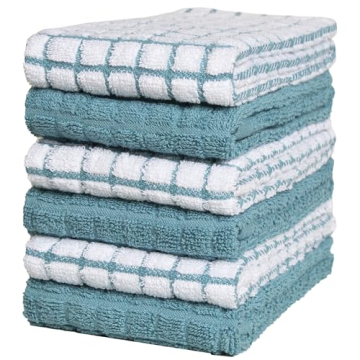 Kitchen Towels 16"x 28" | Dish Towels | Kitchen Hand Towels | Large Dishcloths Set | Highly Absorben...
