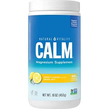 Natural Vitality Calm Magnesium Supplement Drink Mix