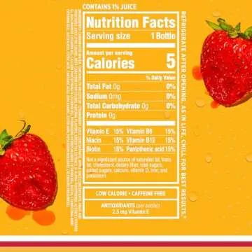 Sparkling Ice, Strawberry Watermelon Sparkling Water, Zero Sugar Flavored Water, with Vitamins and Antioxidants, Low Calorie Beverage, 17 fl oz Bottles (Pack of 12)