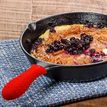 Sunsella Silicone Hot Handle Holder Set with Scrapers