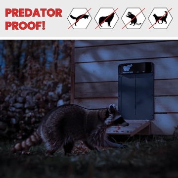 RUN-CHICKEN Automatic Chicken Coop Door for Easy Management