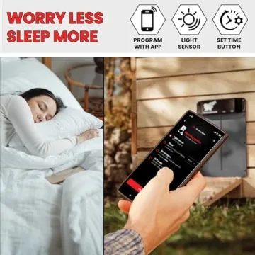 RUN-CHICKEN Automatic Chicken Coop Door for Easy Management