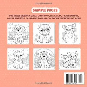 Cute Dogs: Coloring Book for all Ages (Stress Relieving) Great Gift Idea For Men, Women and Children...