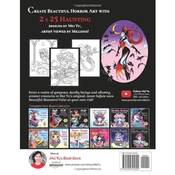 Beautiful Monsters Coloring Book: Horror Art for All Ages