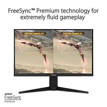 ASUS TUF Gaming VG279QL1A 27” HDR Gaming Monitor, 1080P Full HD, 165Hz (Supports 144Hz), IPS, 1ms, FreeSync Premium, DisplayHDR 400, Extreme Low Motion Blur, Eye Care, HDMI DisplayPort, BLACK
