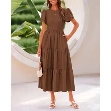 Stylish BTFBM Summer Dress with Pockets for Women