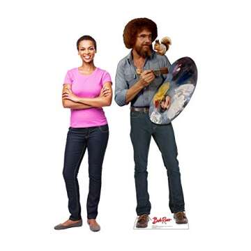 Bob Ross Life Size Cardboard Cutout for Events & Decor
