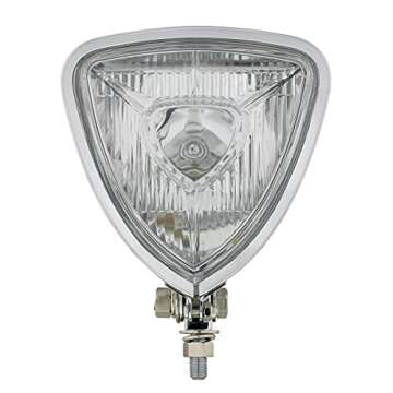 Upgrade Your Vehicle with the United Pacific Triangle Headlight W/Chrome Housing