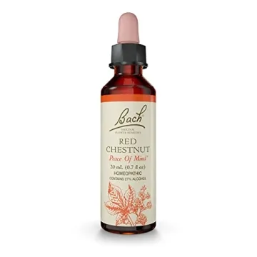 Bach Original Flower Remedies Red Chestnut for Peace of Mind and Holistic Wellness, Vegan, 20mL Drop...