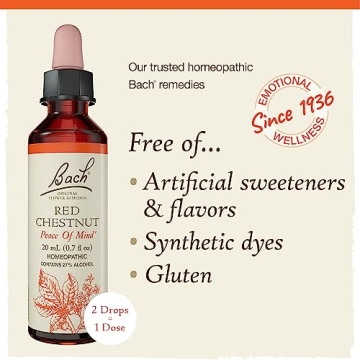 Bach Red Chestnut Flower Essence for Stress Relief