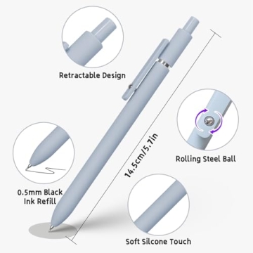 UIXJODO Gel Pens 10Pcs Fine Point Smooth Writing Gifts