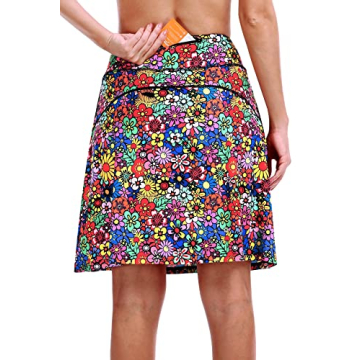 KORALHY Skorts for Women - Stylish Knee Length Active Skirts