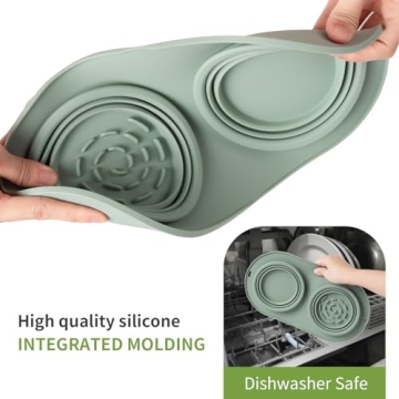Collapsible Silicone Dog Bowl for Travel & Home Use