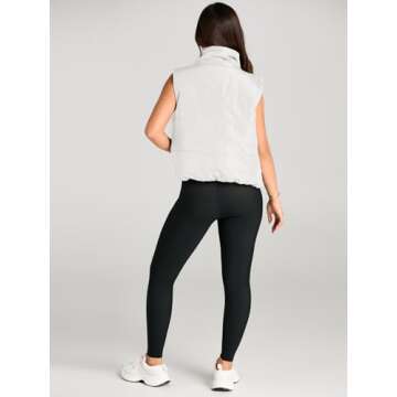 AUTOMET Women's Sleeveless Puffer Vest - Stylish Winter Wear