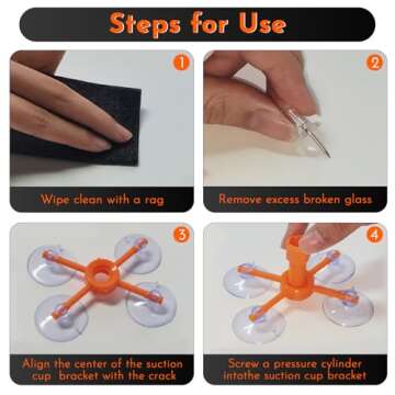 LOMEEN Windshield Repair Kit 2 Pack, High - 2025 New Upgrade Efficiency Glass Repair Fluid,Car Glass...