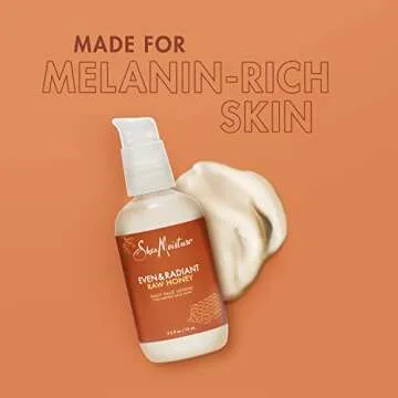 SheaMoisture Even and Radiant Lotion For Uneven Skin Tone and Dark Spots Daily Face Lotion With Raw Honey 3.2 oz