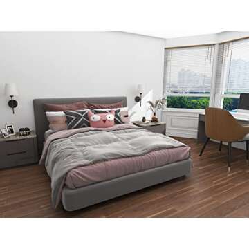 Tumgog Fabric Wall Sconce Battery Operated Lamp 2 Pack，Set of Powered Run Light Fixtures No Wiring Required，for Indoor，Farmhouse, Bedside Lamp, Living Room，Reading ( Color : Black )