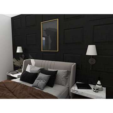 Tumgog Fabric Wall Sconce Battery Operated Lamp 2 Pack，Set of Powered Run Light Fixtures No Wiring Required，for Indoor，Farmhouse, Bedside Lamp, Living Room，Reading ( Color : Black )