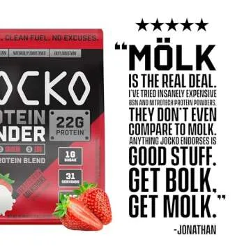 Jocko Fuel Mölk Whey Protein Powder - 22g Low Sugar Blend