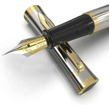 Wordsworth & Black Fountain Pen Set with Ink Cartridges