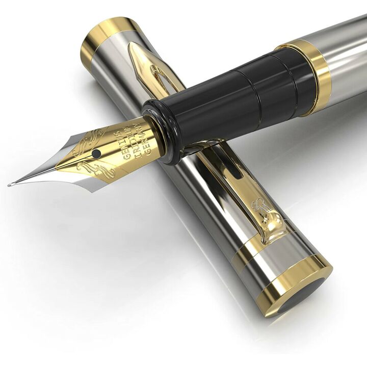 Wordsworth & Black Fountain Pen Set with Ink Cartridges