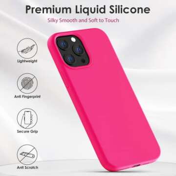 CALOOP Liquid Silicone Case for iPhone 13 Pro Max