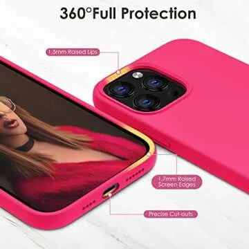 CALOOP Liquid Silicone Case for iPhone 13 Pro Max