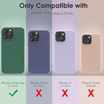 CALOOP Liquid Silicone Case for iPhone 13 Pro Max