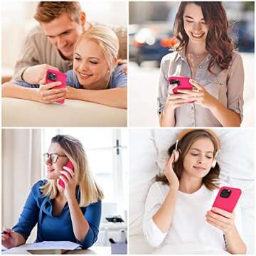 CALOOP Liquid Silicone Case for iPhone 13 Pro Max