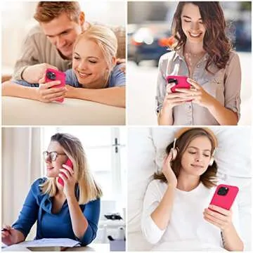 CALOOP Liquid Silicone Case for iPhone 13 Pro Max