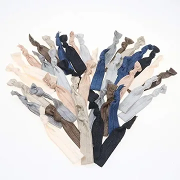 120 Pack No Crease Hair Ties for All Occasions