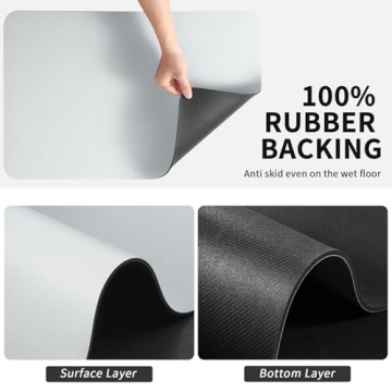 HotLive Dish Drying Mat - Super Absorbent & Easy to Clean