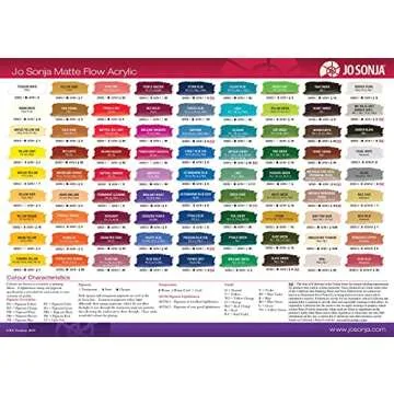Jo Sonja Matte Flow Acrylic - Warm White 75ml Tube for Artists
