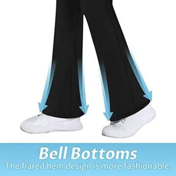 Stylish High-Rise Leggings for Active Girls 9-10 Years