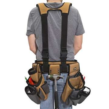 Dickies Carpenter's Rig - Durable 4-Piece Tool Belt Set