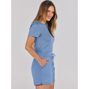 ANRABESS Women's Summer Romper Comfortable Trendy Outfit