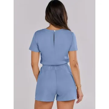 ANRABESS Women's Summer Romper Comfortable Trendy Outfit
