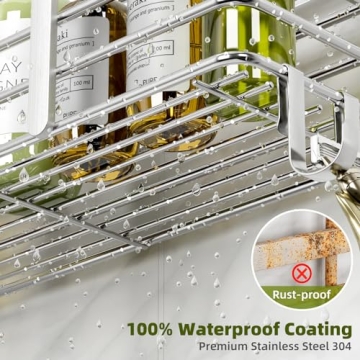 Yougai Shower Caddy - No Drilling and Stylish Organizer