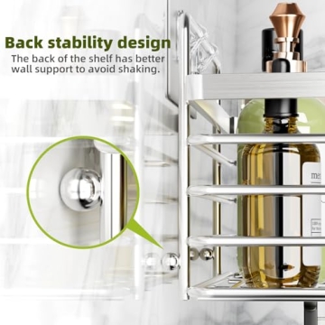 Yougai Shower Caddy - No Drilling and Stylish Organizer