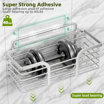 Yougai Shower Caddy - No Drilling and Stylish Organizer