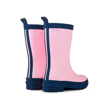 Hatley Kids Waterproof Rain Boots - Pink & Navy for Fun