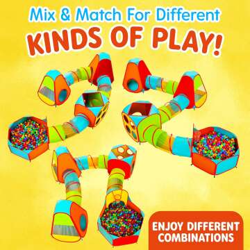 Playz Kids Play Tent with Big Ball Pit for Fun