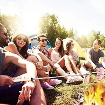 Ajmyonsp Extendable Marshmallow Roasting Sticks - 10 Pcs